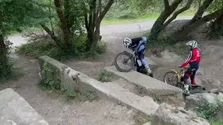 A fall for the electric motion 🪫 #trials #electricmotion #ebike 