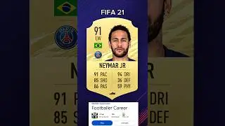NEYMAR JR EVOLUTION CARD ON FIFA #fifa #eafc26
