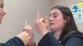 She is Having Weird Tics While Her First Covid Test