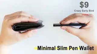 Now On Kickstarter: Minimal Slim Pen Wallet l The Thinnest PenWallet For Daily Use
