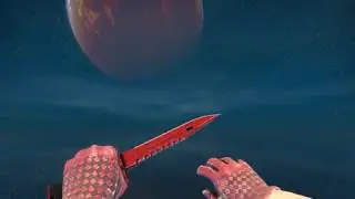 M9 Bayonet Crimson Web MW + Gloves Crimson Weave BS - CS:GO