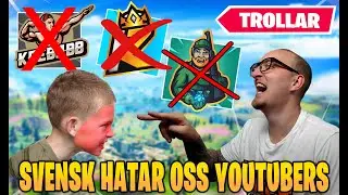 SVENSK P12 HATAR OSS YOUTUBERS I FORTNITE