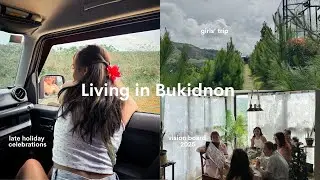 girls trip in bukidnon, vision board 2025, & late holiday celebration ⋆˚✿˖&deg;