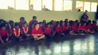 ACTS Community School in Tonga singing Just One Step by Tony O'Rourke