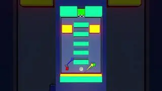 Who will Win?! 🟥 🟨 🟩 🟦  #cuberace #ball #gamesimulation #music #race #guess #satisfyingvideo