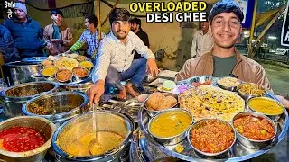 Rajasthan ki UNLIMITED Desi Ghee 😍 King Size Thali | Street Food India