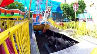 ระบบแกว่งเรือของเครื่องเล่น Twin Dragon - Siam Park City สวนสยามทะเลกรุงเทพ