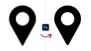 Convert Low-Res Graphic to High-Res in Photoshop | Photoshop Beginner Tutorial