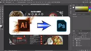 How to convert Ai to PSD Photoshop Tutorial