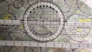 Plotting a course on a sectional map and determining the true course and distance.