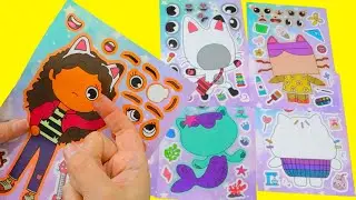 Pegatinas para hacer caras de la Casa de Muñecas de Gabby