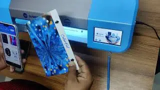 SUNSHINE SS-890C MOBILE LAMINATION CUTTER FRONT AND BACK PHONE DESIGN STICKER AND CUTTING MACHINE