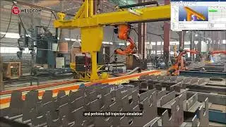 Giải Pháp trạm robot Cantilever 8 trục MIG/MAG