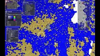 Water/Sand particles diffusion