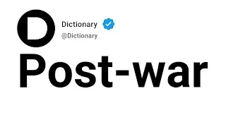 Post-war Meaning In Marathi