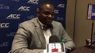 Tyrone Crowder Clemson on practicing against his DL everyday