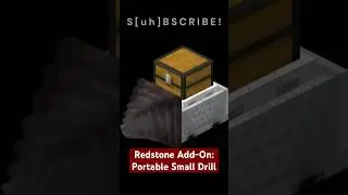 Portable Small Drill from the Redstone Add-On
