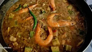 Ginisang Monggo - Hearty Filipino mung bean soup. 