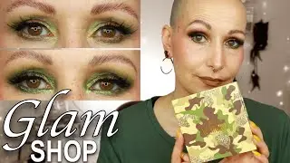 GLAM SHOP | GLAM W MORO (Glam in Camo) PALETTE | 2 Looks & Review!