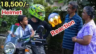 💥18,520/- രൂപയുടെ Helmet ആണന്നു പറഞ്ഞപ്പോ ഉള്ള Reaction കണ്ടോ 😱 | Surprising parents with AGV