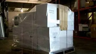 Wrapping pallets FAST with the NWD Wrapper from Quick Pak Inc