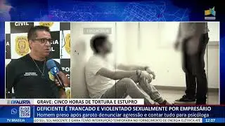 DF ALERTA - Deficiente &eacute; trancado e violentado sexualmente por empres&aacute;rio
