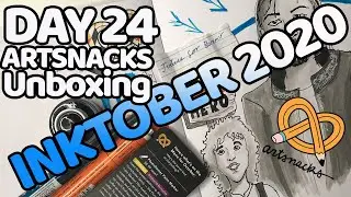 Inktober 2020 - DAY 24 - Justice for Boromir and 'unboxing' the October Artsnacks box!!