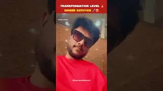 😱 Singer Sathyan Transformation 🔥💯 #tamilsinger #thenandnow #motivation #trending #shortsfeed #viral