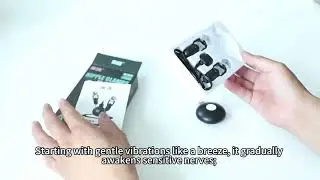 Strong Vibration Quiet Pain-Free Nipple Clips for Men-Orgasmic Pleasure BD SM Training Adult Novelty