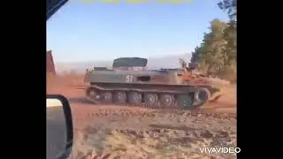 Captured Russian 9K114 Shturm (MT-LB chassis).