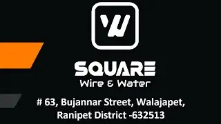 W SQUARE | Water & Wiring | Electrical & Plumbing Services | Walajapet Site Work Completed Video