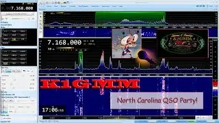 Ham Radio K1GMM Live Stream! North Carolina QSO Party!