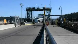 Washington State Ferry Arriving at Friday Harbor