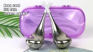 Facial massage stainless steel cryo sticks ice globes