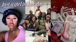 just a girl in her 20s : frostathon, getting life together, social media manger, organizing