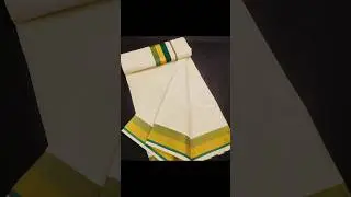 On Special Saree With Blouse 💛✨ #traditional #sarees #keralasarees #shortsfeed #onakodi