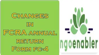 CHANGES IN FCRA ANNUAL RETURN FORM FC-4 !!!