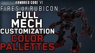 Armored Core VI Fires of Rubicon - AC Mech Customization - Crimson Shadow