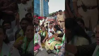 Kalvakuntla Kavitha #bc reservation pe #telangana bandh organised #viralvideos #news