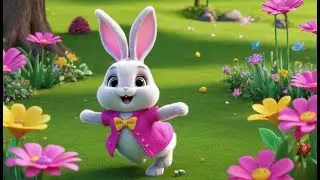 Rosie Rabbit Spins a Top | Classic Toy Song for Kids | Fun Motion Rhyme for Toddlers