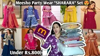 Meesho Party Wear Sharara Set Houl 🌸 Latest collection (2025) Budget friendly Ethnic Wear 💕