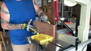 First resaw on my new Shopfox bandsaw
