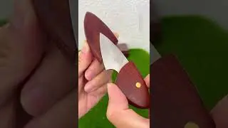 Wooden Fish Shaped Pocket Knife - link in comment