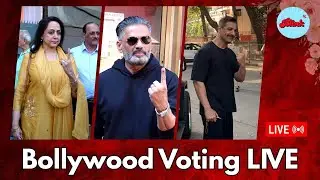 BMC Election LIVE : Akshay, Hema, Aamir & Many Celebs Cast Their Votes | ITV Blink