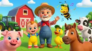 Abejita Chiquitita 🐝 El Viejo MacDonald 👴 Patito y Vaca | Farm Kids Songs - Funny Funny TV