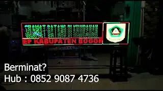 Jual LED Running Text Kaur - 0852 9087 4736