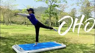 Inflatable Yoga Mats Gymnastic On Water Drop Stitch Fabric Fitness Floating Aqua Sport DWF Air Track