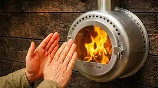 Никакого газа, никаких дров! Эта простая самодельная печь «3 в 1» обогревает дом БЕСПЛАТНО всю зиму