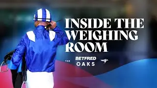 Come inside the weighing room for the Betfred Oaks 😮