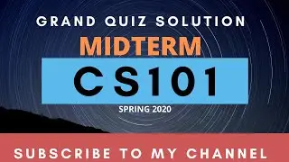 CS101 Grand Quiz||Spring 2020||Virtual University